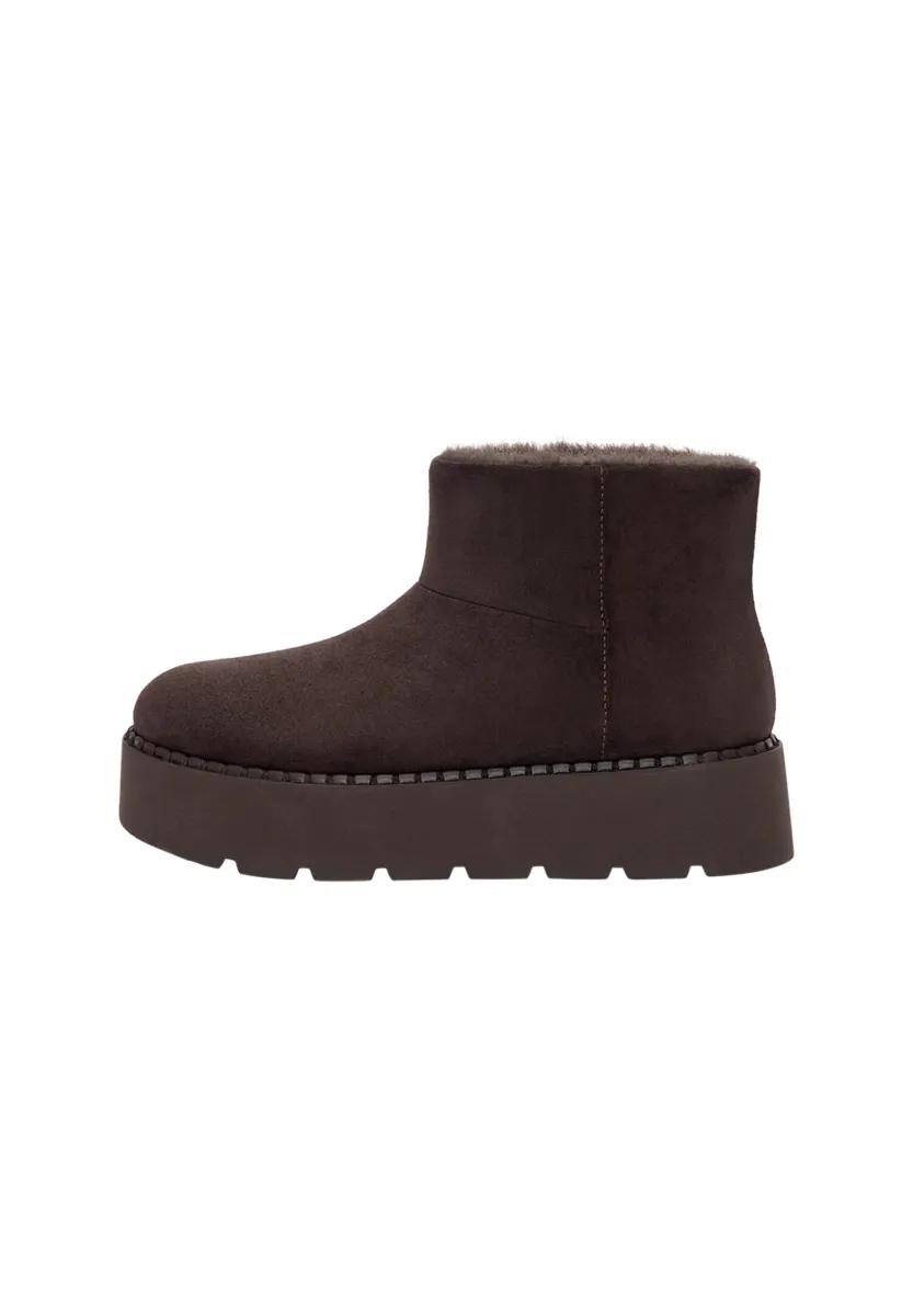 FLAT - Snowboot/Winterstiefel - dark brown