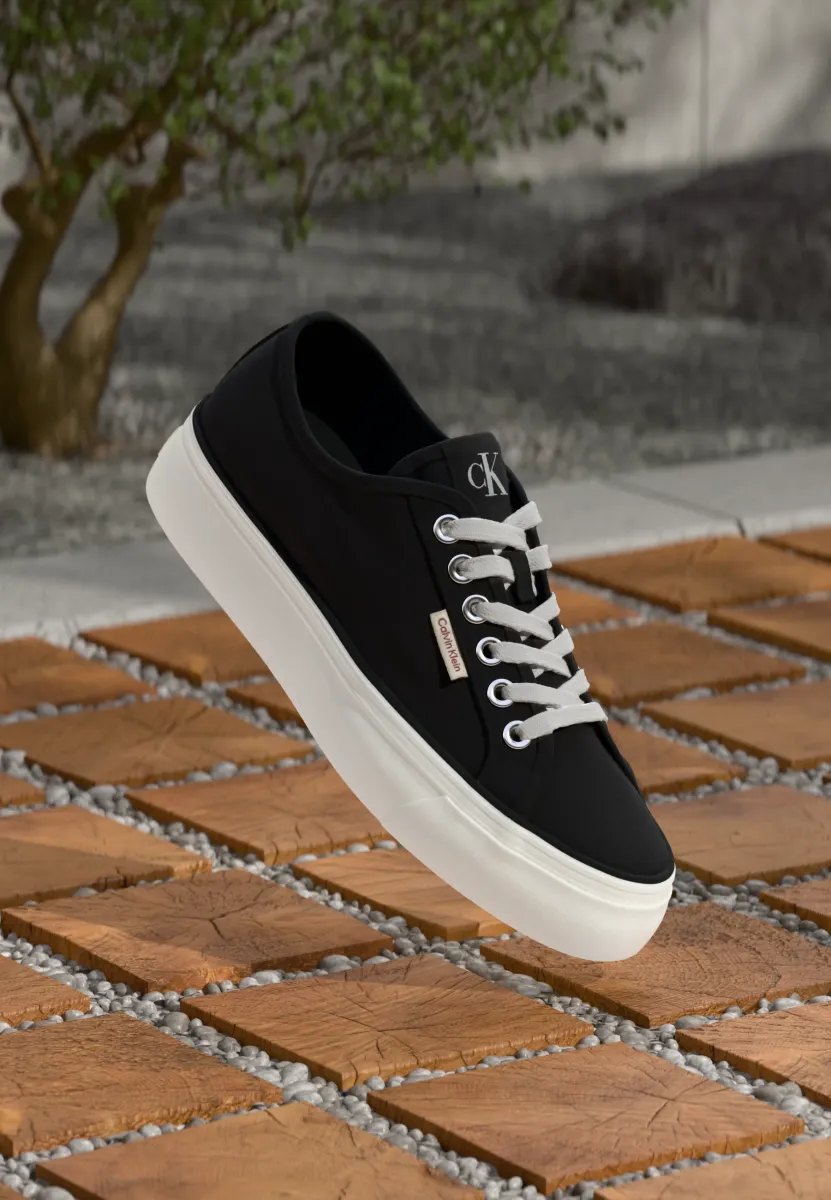 FLATFORM LOGO - Sneaker low - black