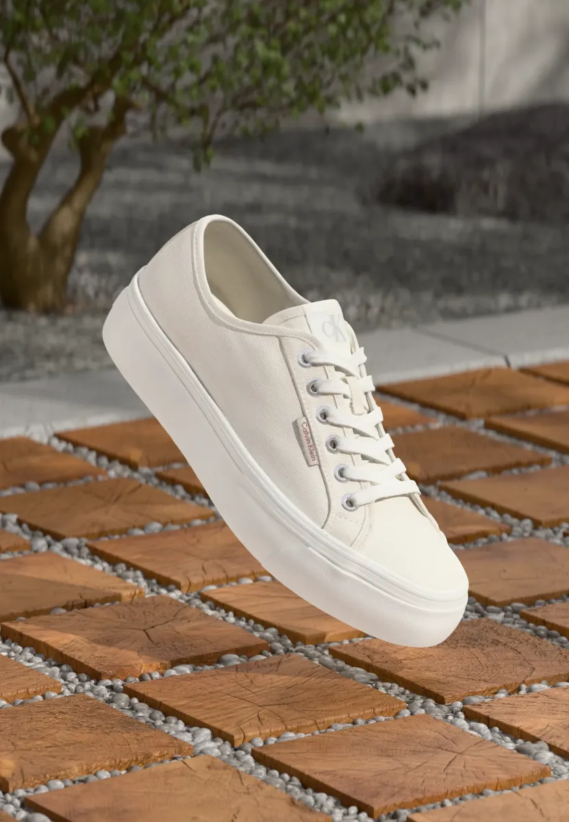 FLATFORM LOGO - Sneaker low - bright white