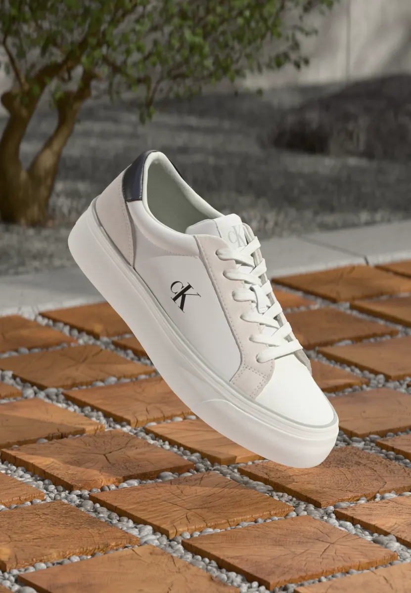 FLATFORM - Sneaker low - bright white/black