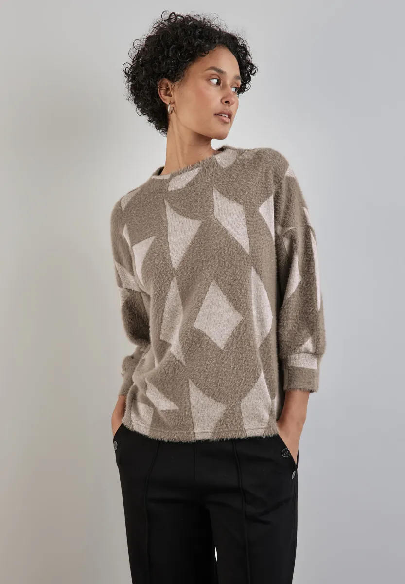 FLAUSCHIGES - Strickpullover - braun