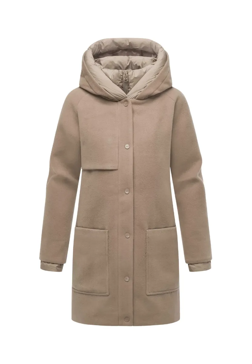 FLAUSCHWUNDER - Wintermantel - taupe grey