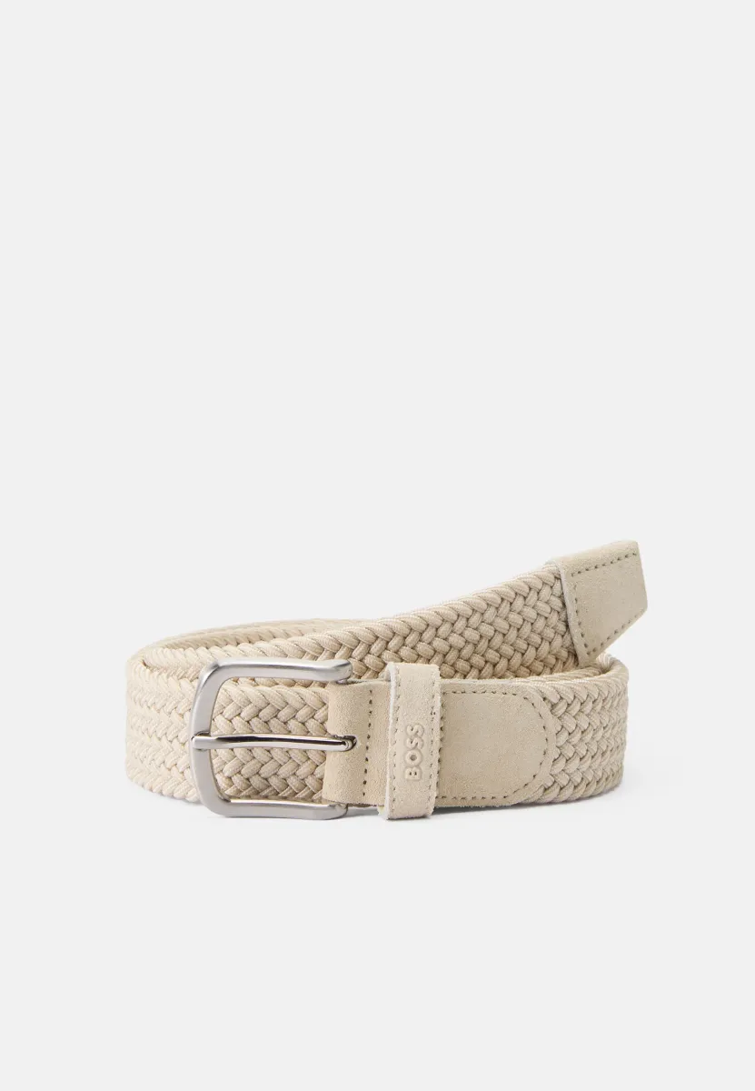 Flechtgürtel - open beige