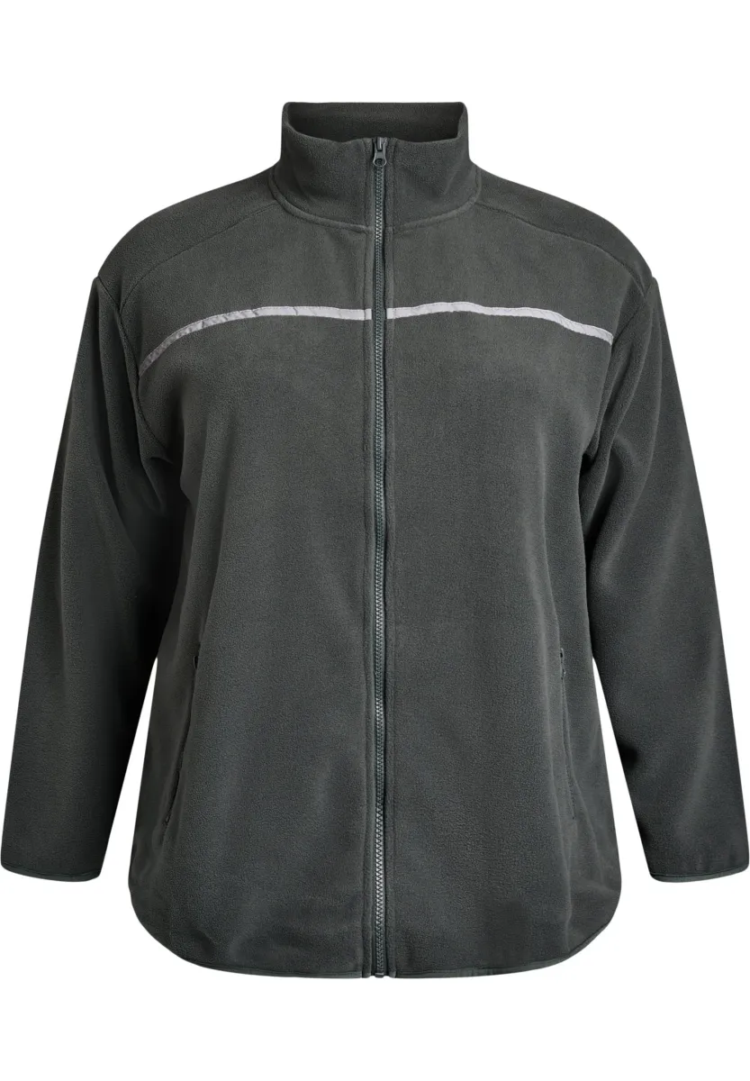 FLEECE MIT REISSVERSCHLUSS UND REFLEKTORBAND - Fleecejacke - urban chic