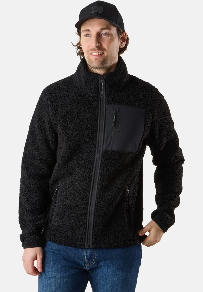 Fleecejacke - black black