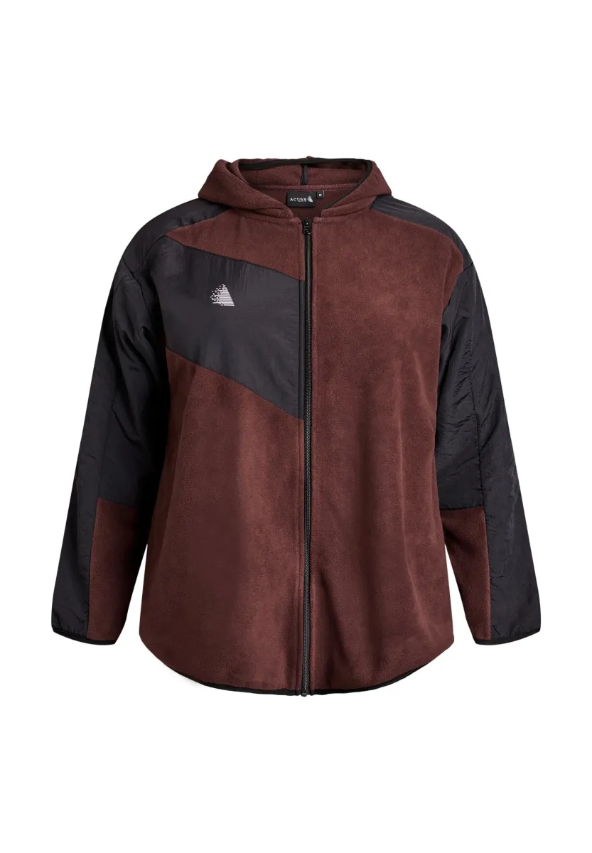 Fleecejacke - chocolate plum