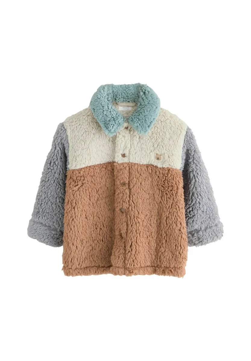 Fleecejacke - neutral tan scandi colorblock
