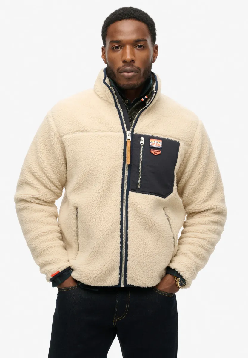 Fleecejacke - oatmeal beige