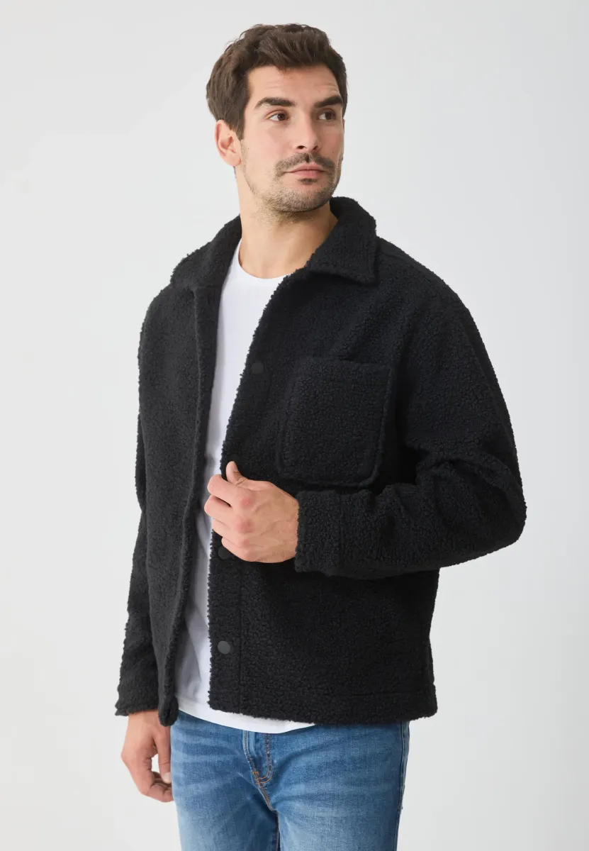 Fleecejacke - true black