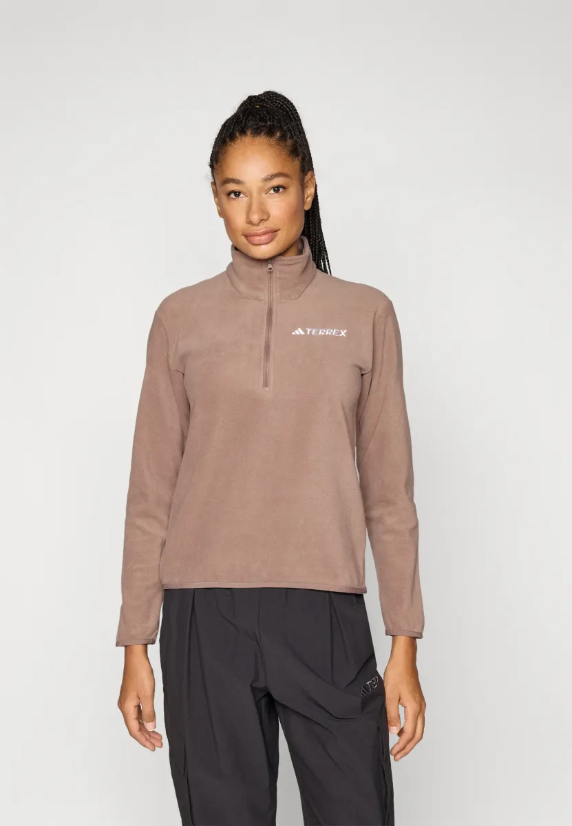 Fleecepullover - trace brown