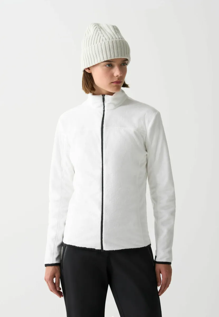 Fleecepullover - white