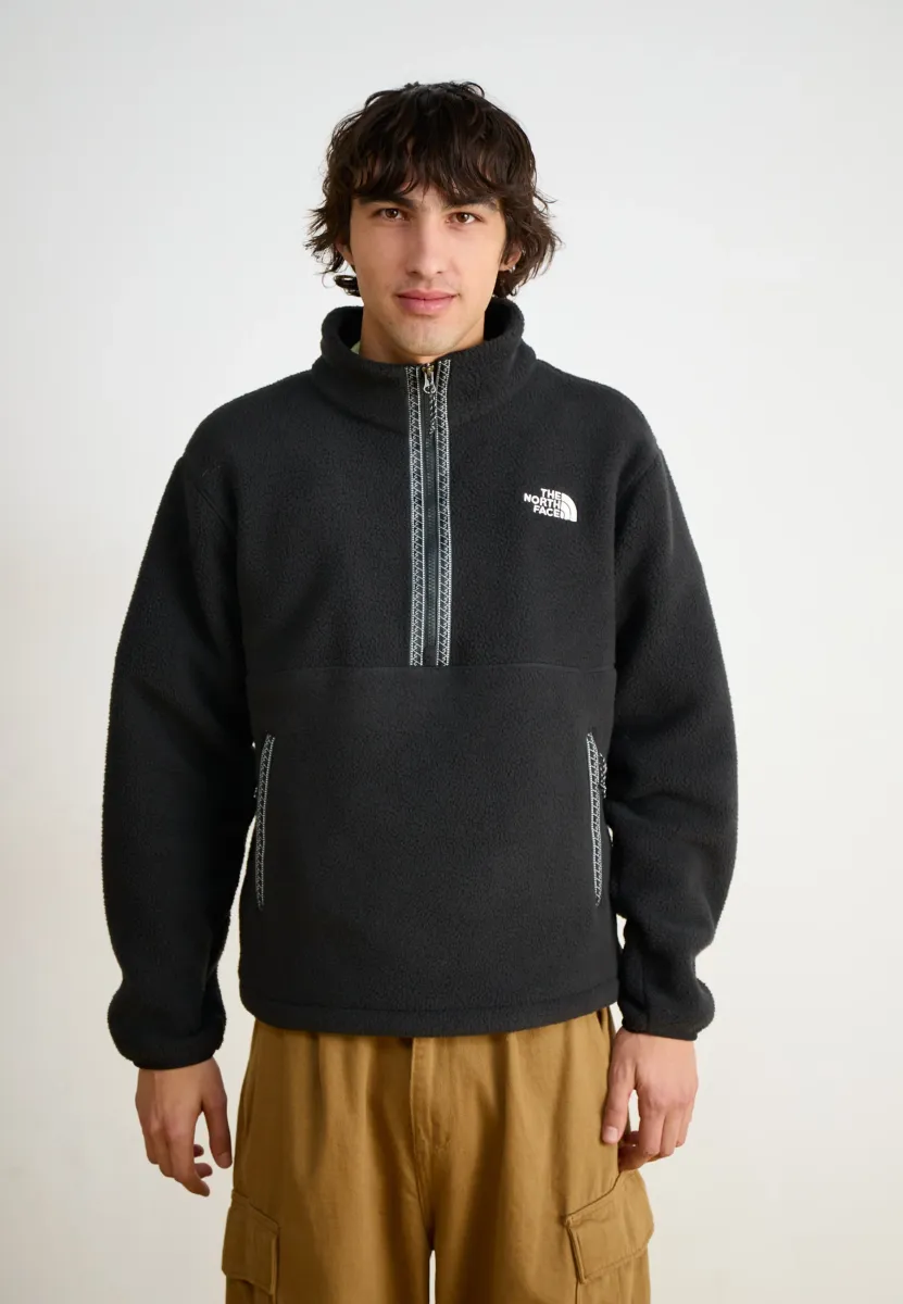 FLEESKI ZIP - Fleecepullover - black