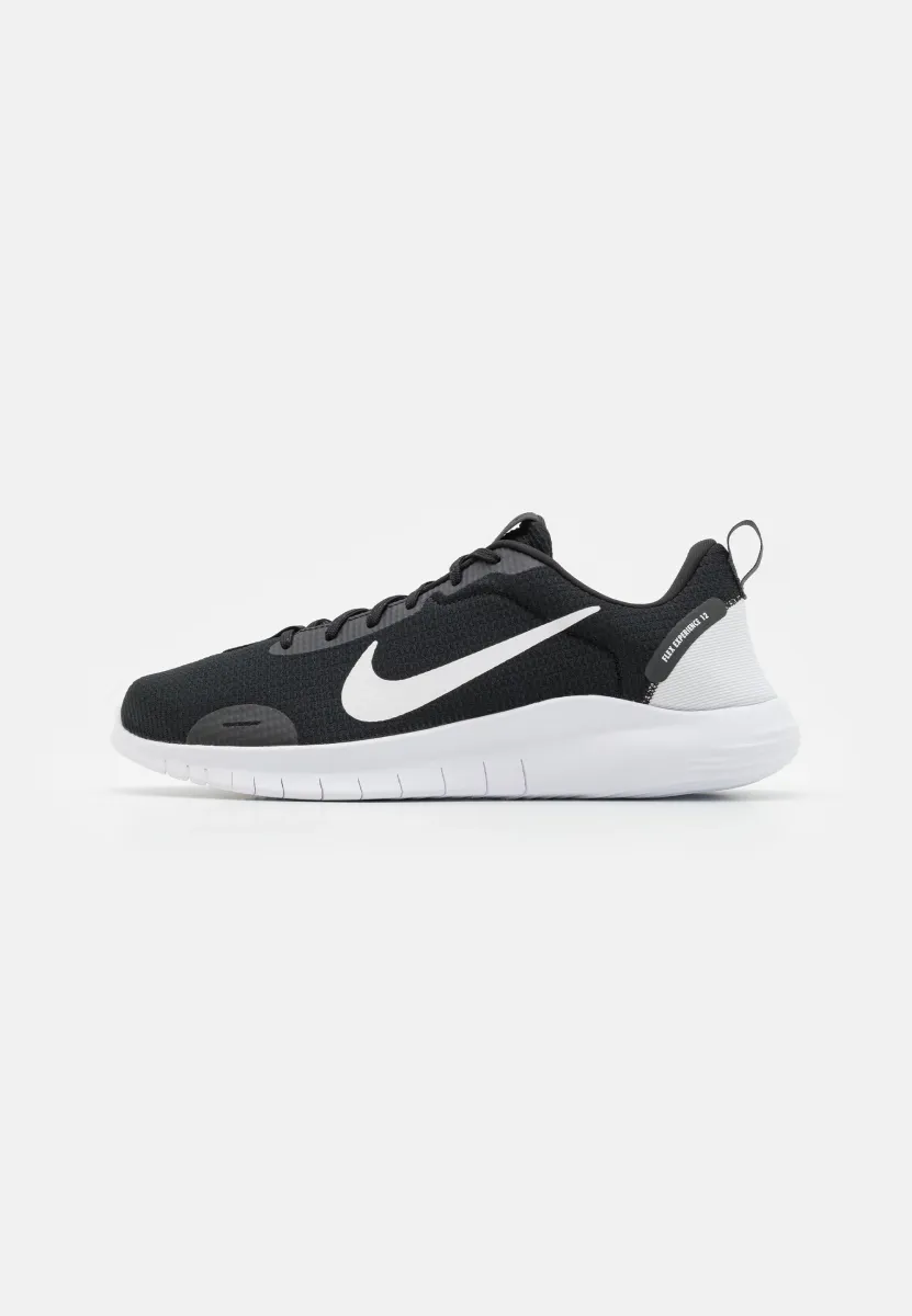 FLEX EXPERIENCE RUN 12 - Laufschuh Straße - black/white/dark smoke grey