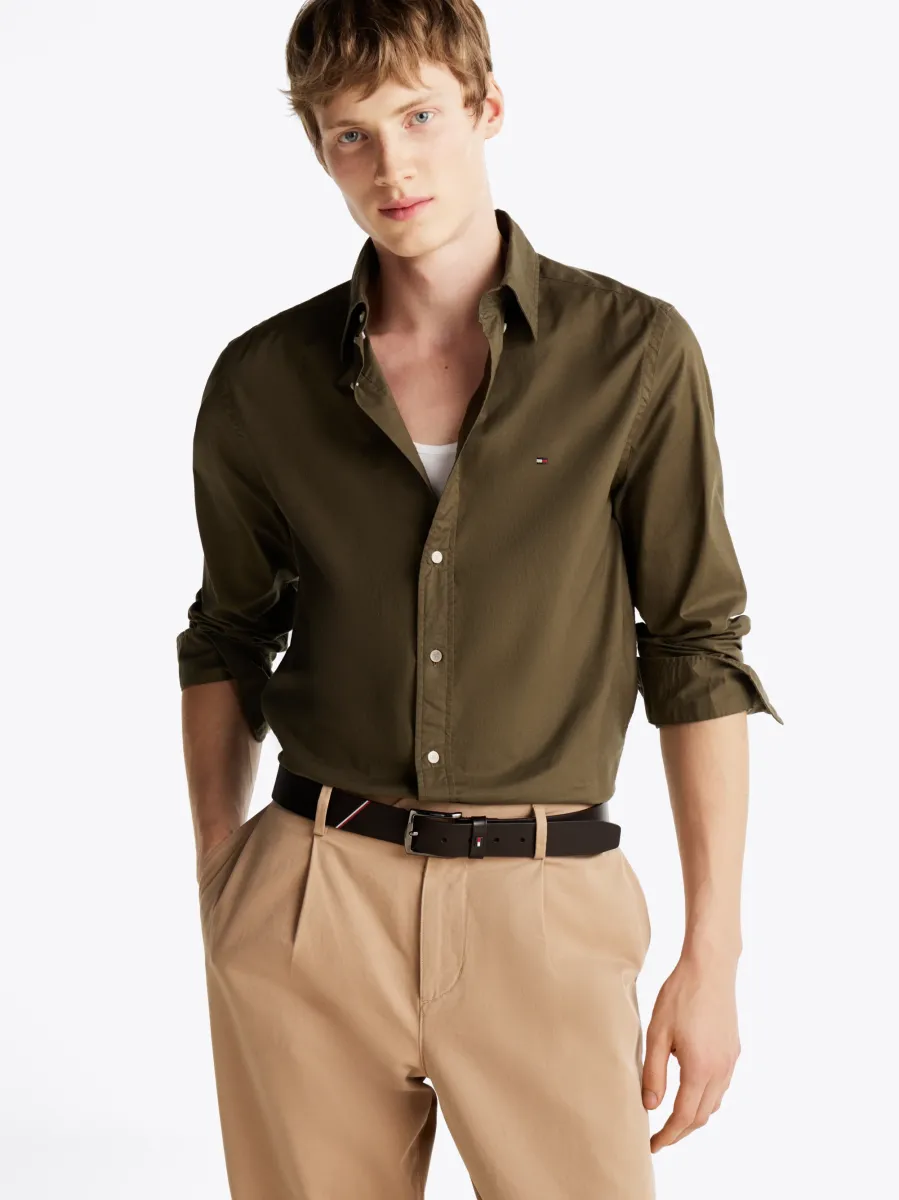 FLEX POPLIN SOLID - Hemd - army green