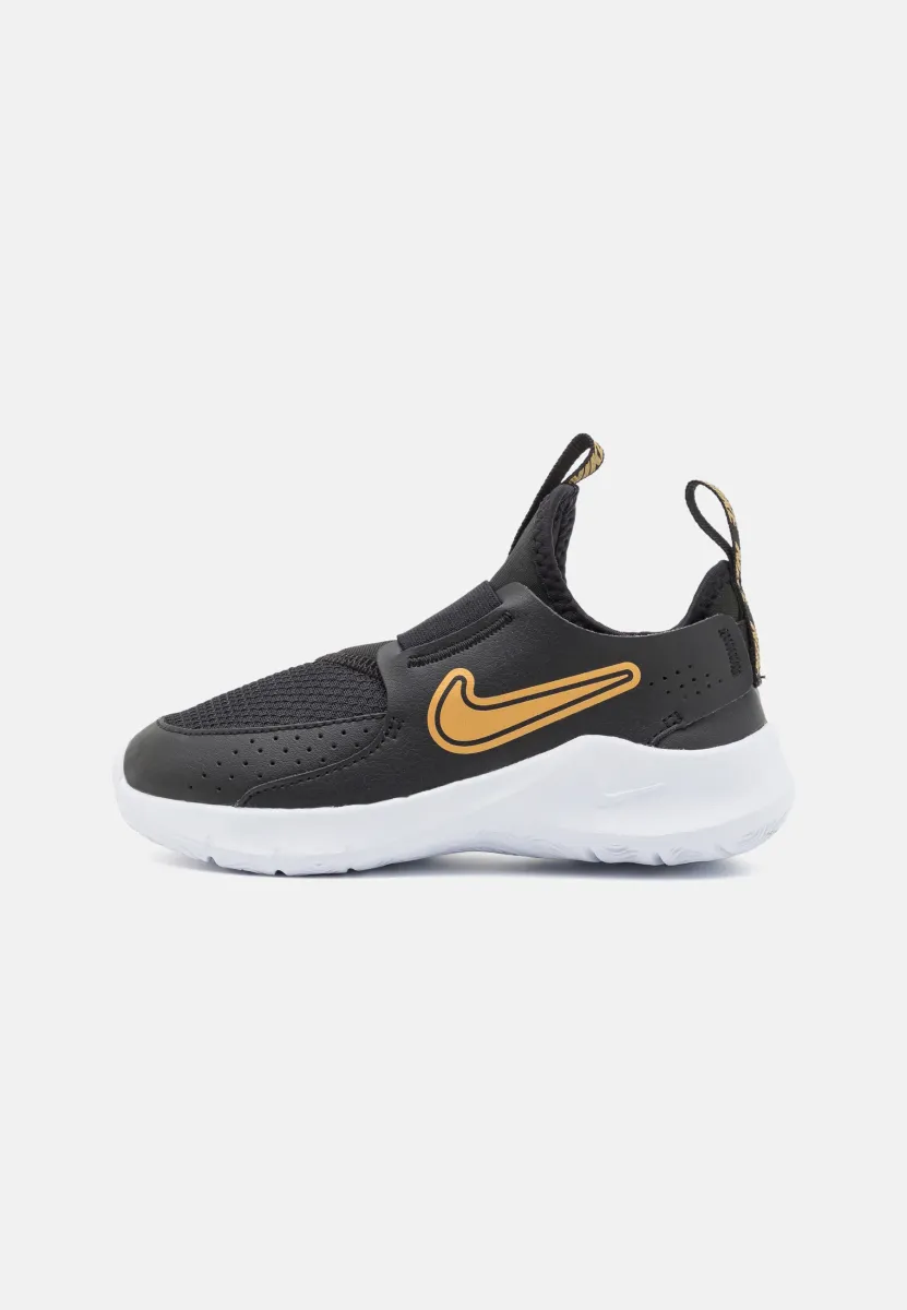 FLEX RUNNER 3 - Laufschuh Straße - black/metallic gold/white