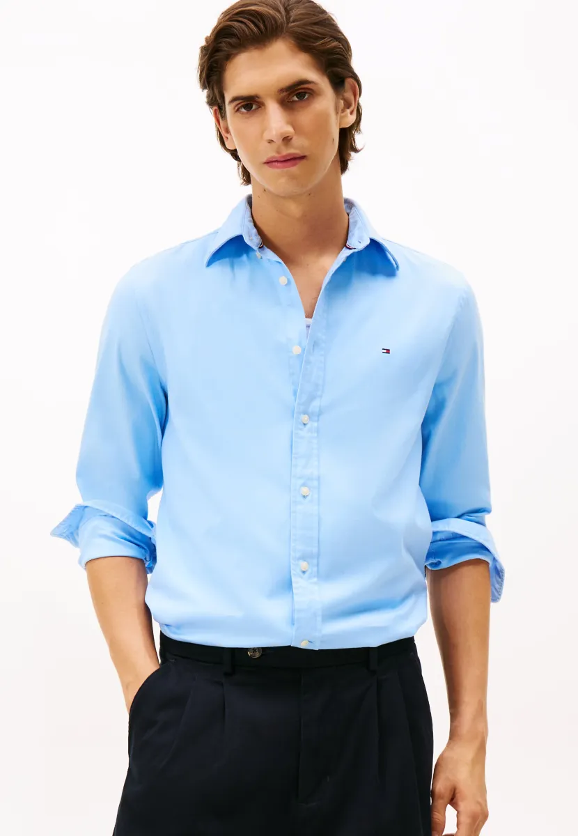 FLEX SOLID - Hemd - vessel blue