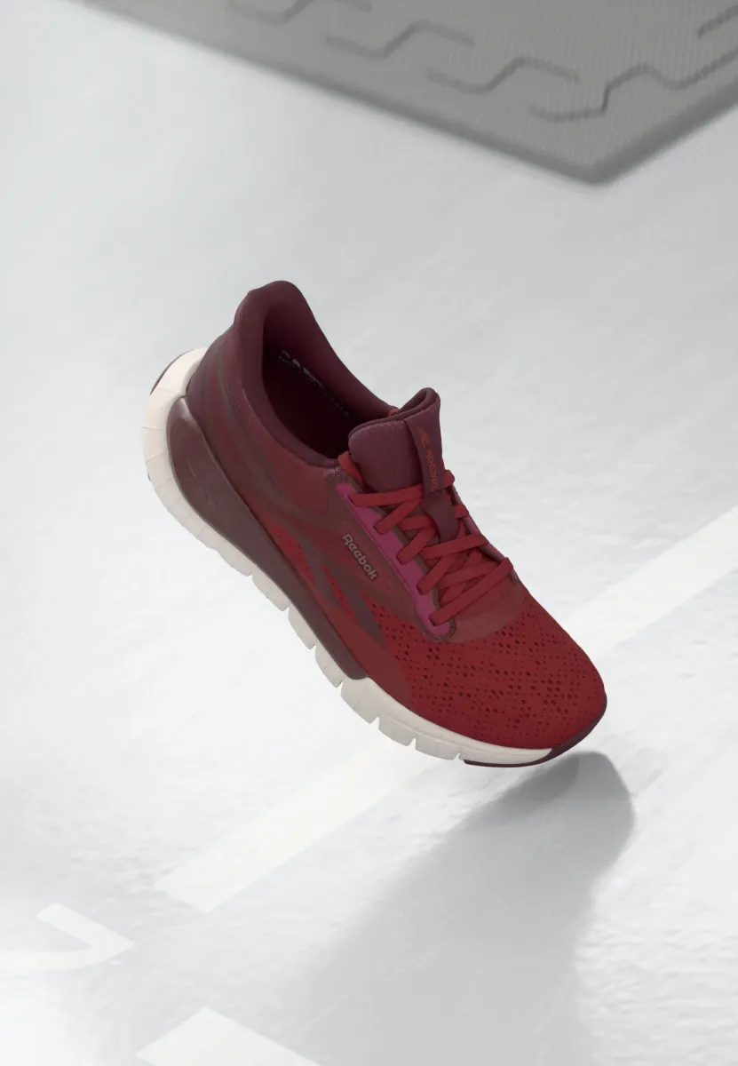 FLEX - Trainingsschuh - retro red/black cherry/luxe grey