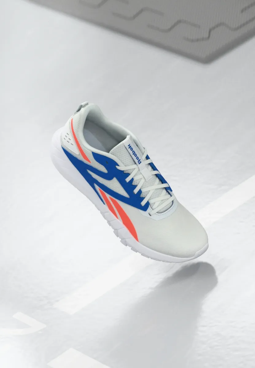 FLEXAGON ENERGY TR 4 - Sneaker low - white/optimum blue/flash orange