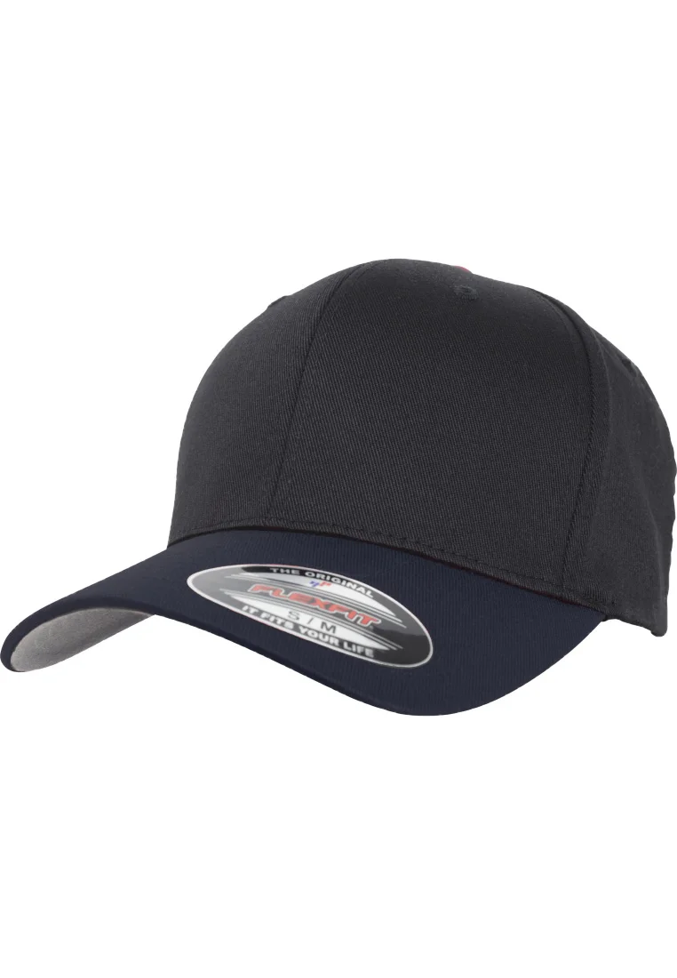FLEXFIT WOOLY COMBED 2-TONE - Cap - blk/nvy