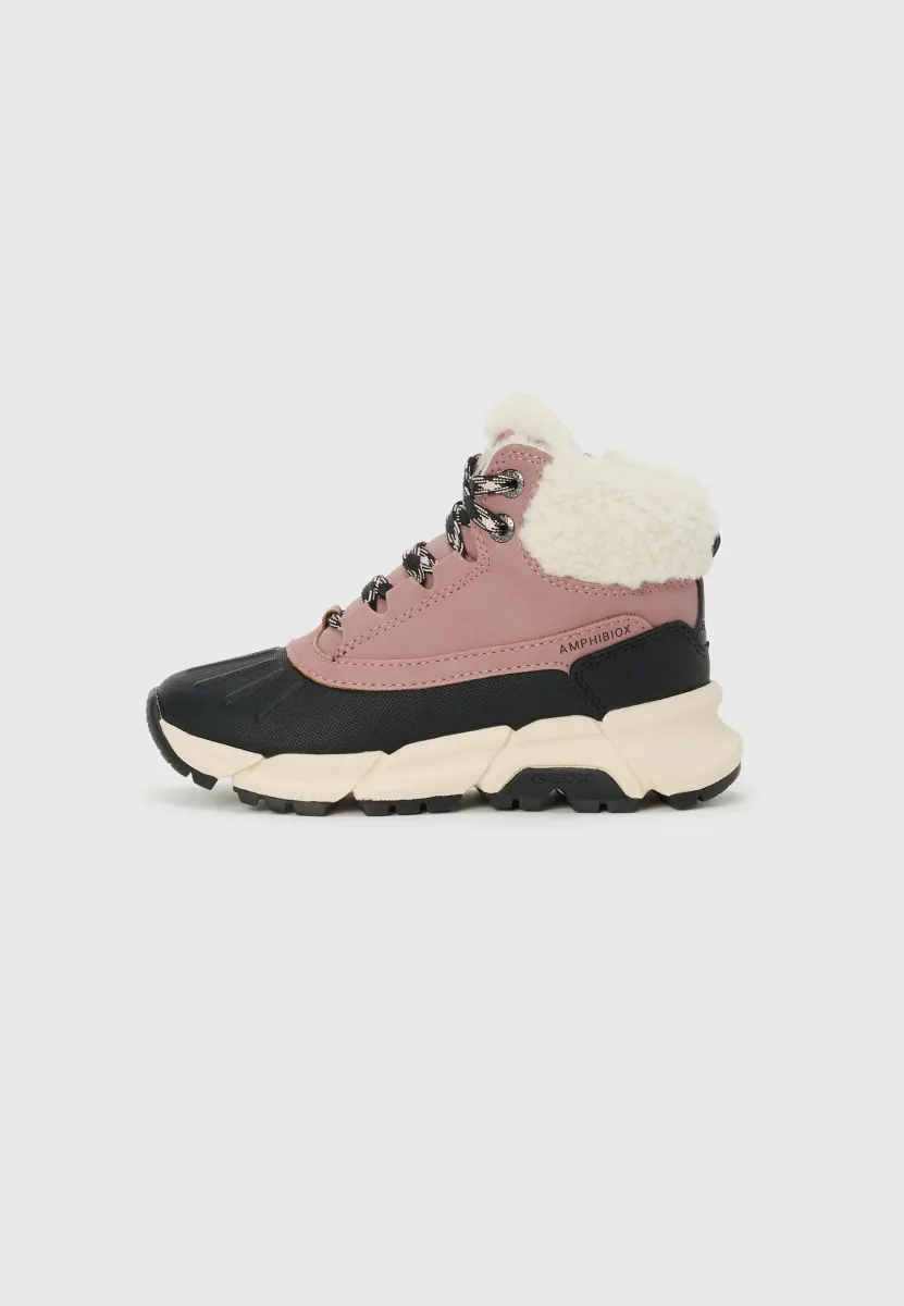 FLEXYPER PLUS - Schnürstiefelette - dark rose/black