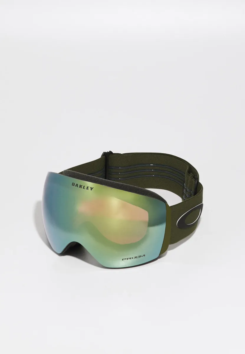FLIGHT DECK UNISEX - Skibrille - matte dark brush/sage gold iridium
