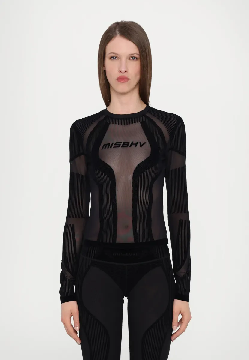 FLOCK SPORT LONG SLEEVE  - Langarmshirt - black