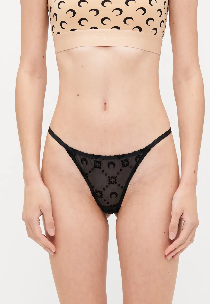 FLOCK THONG - String - black