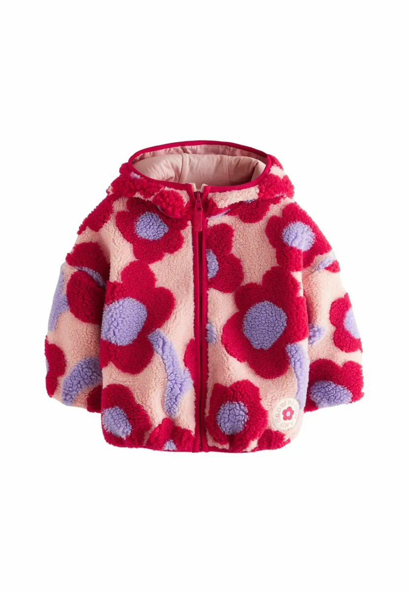 FLORAL - Fleecejacke - red