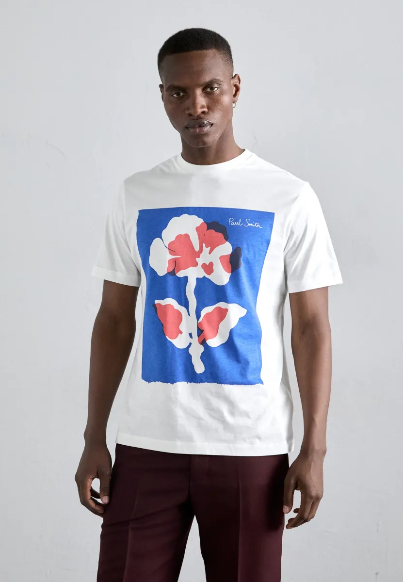 FLORAL - T-Shirt print - white
