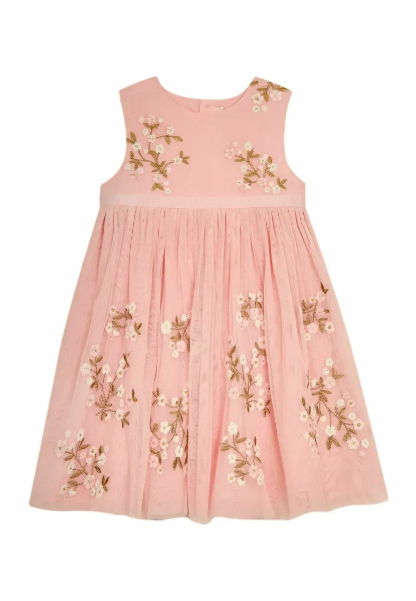 FLOWER EMBROIDERED REGULAR FIT - Cocktailkleid/festliches Kleid - pink