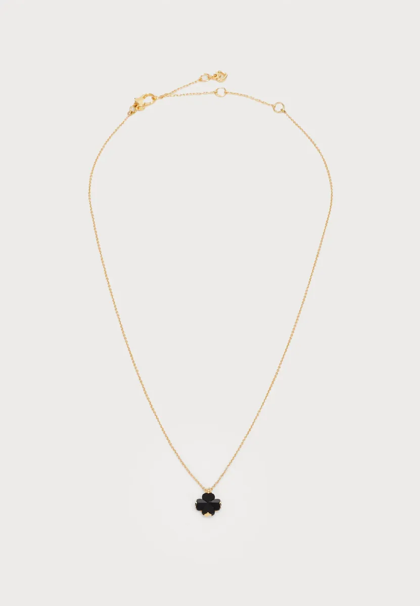 FLOWER MINI PENDANT - Halskette - black