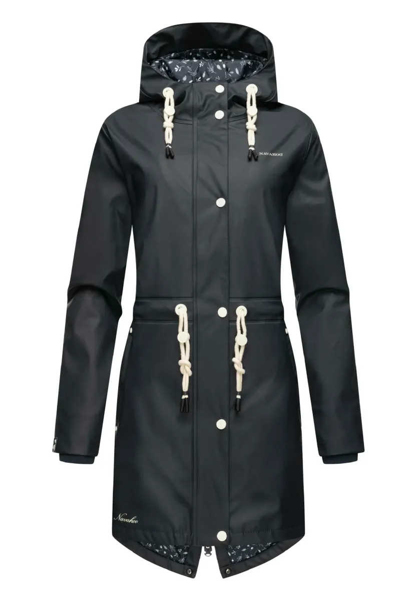 FLOWER OF OCEAN - Parka - dark blue