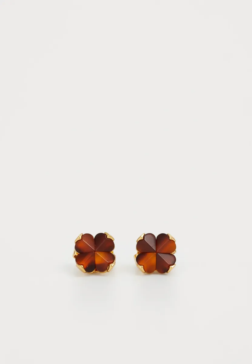 FLOWER STUDS - Ohrringe - gold-coloured