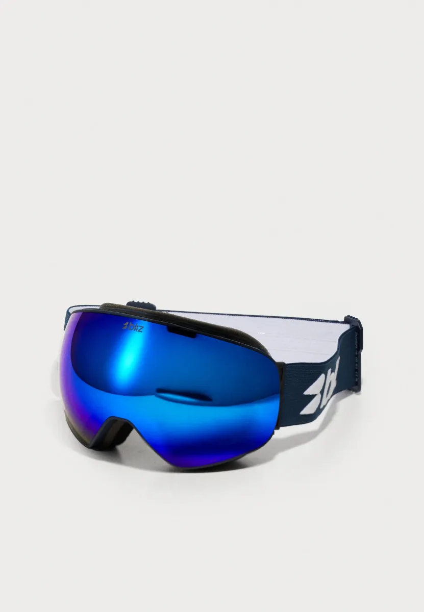 FLOZ UNISEX - Skibrille - matte blue/brown w blue multi