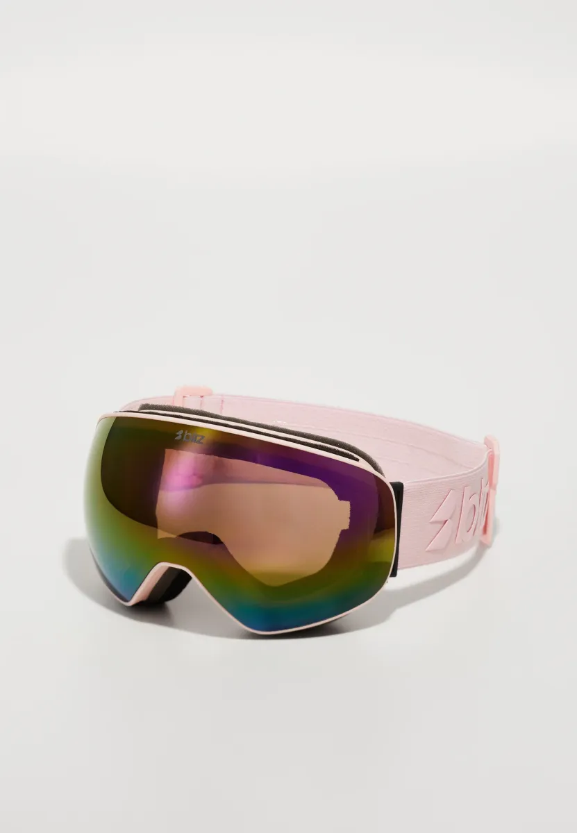 FLOZ UNISEX - Skibrille - matte pink/brown/pink multi-coloured