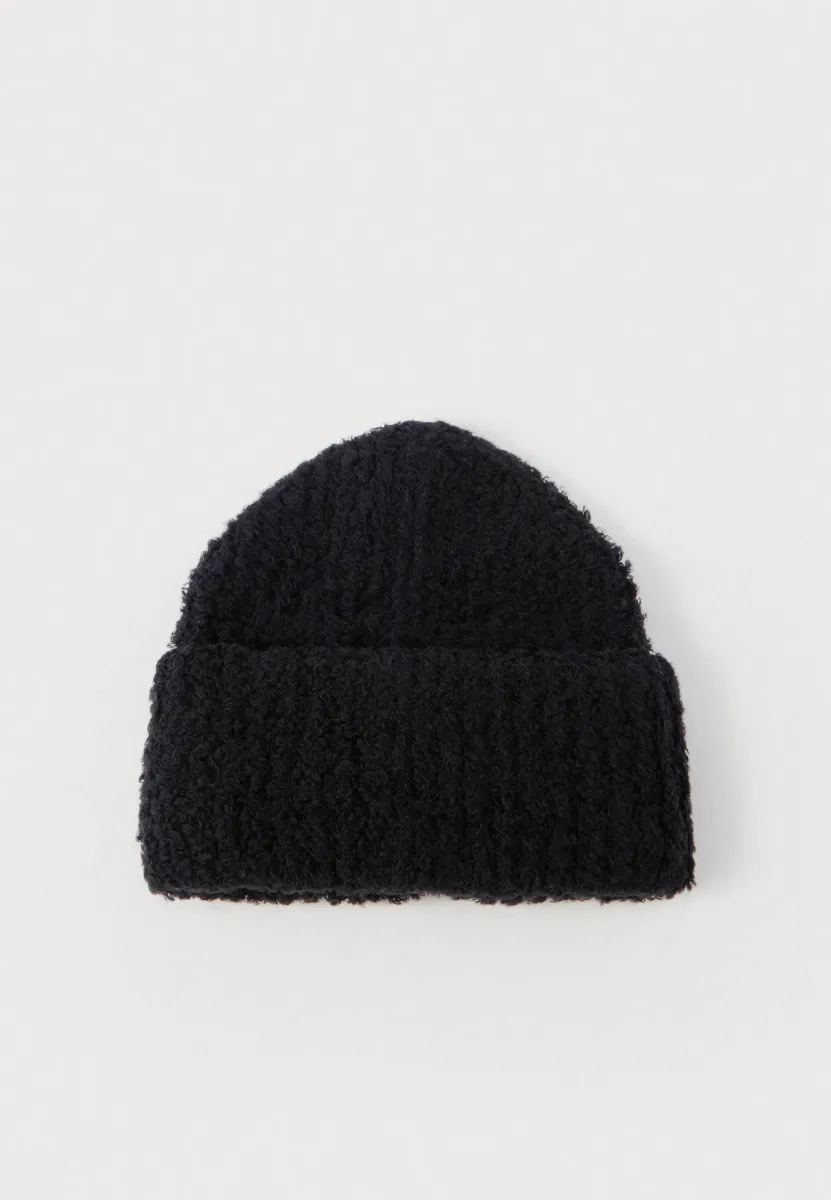 FLUFFY HAT - Mütze - black