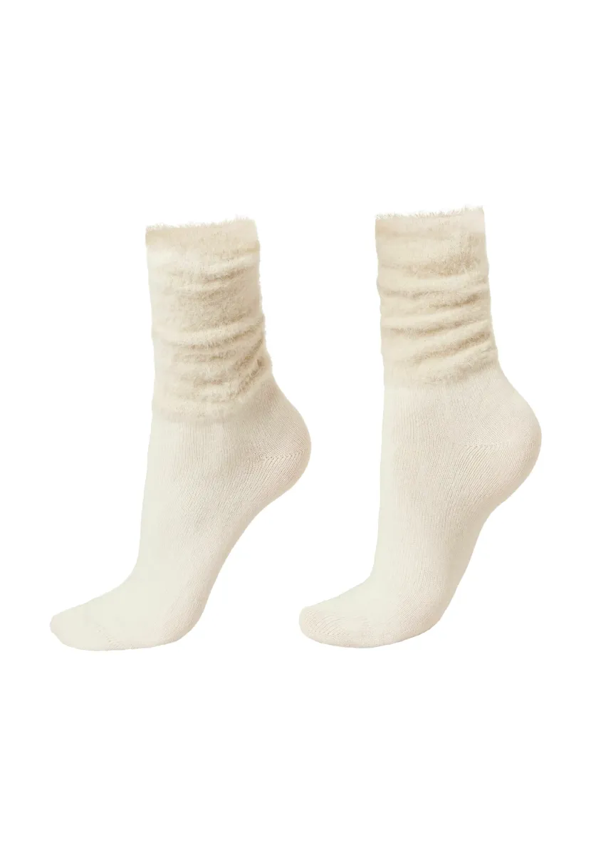 FLUFFY - Socken - white