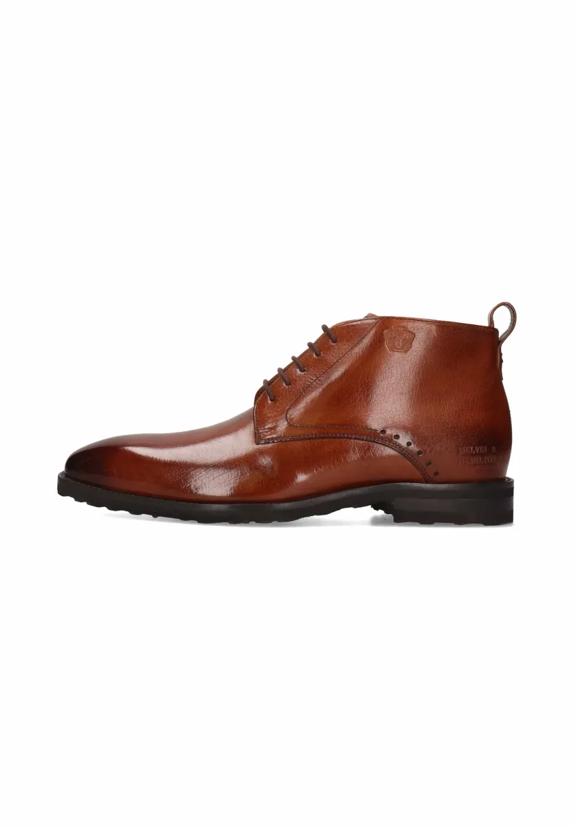 FLYNN HAINA CRUST - Schnürstiefelette - marron