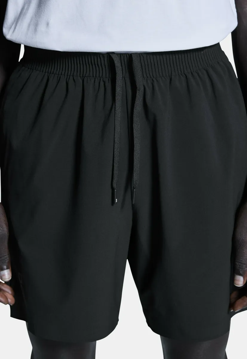 FOCUS - Kurze Sporthose - black