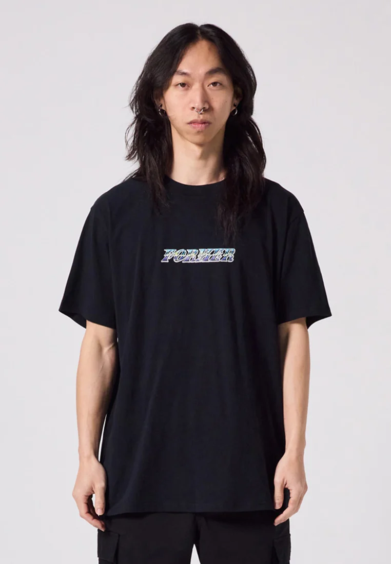 FOIL UNISEX - T-Shirt print - black
