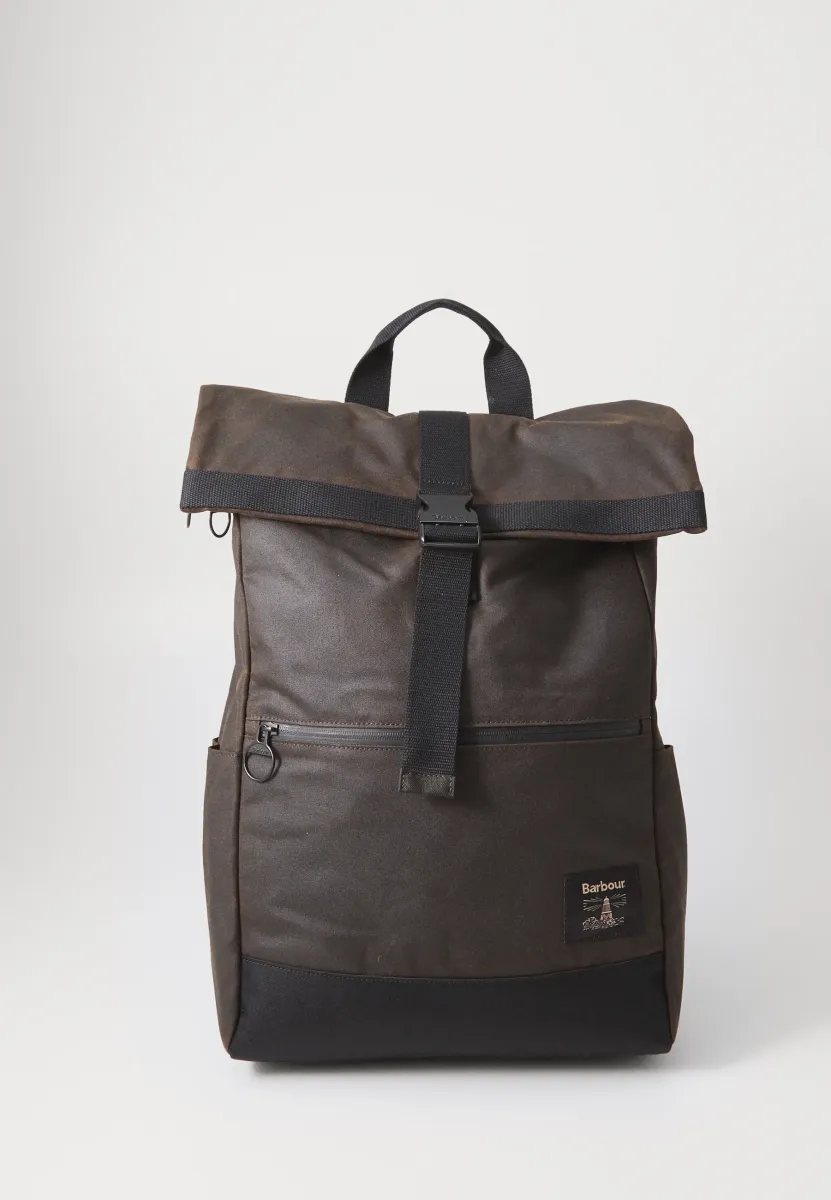 FOLD OVER BACKPACK UNISEX - Tagesrucksack - olive/black