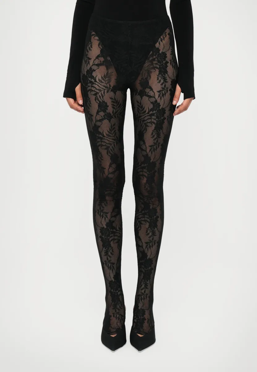 FOOTIE - Leggings - Hosen - black