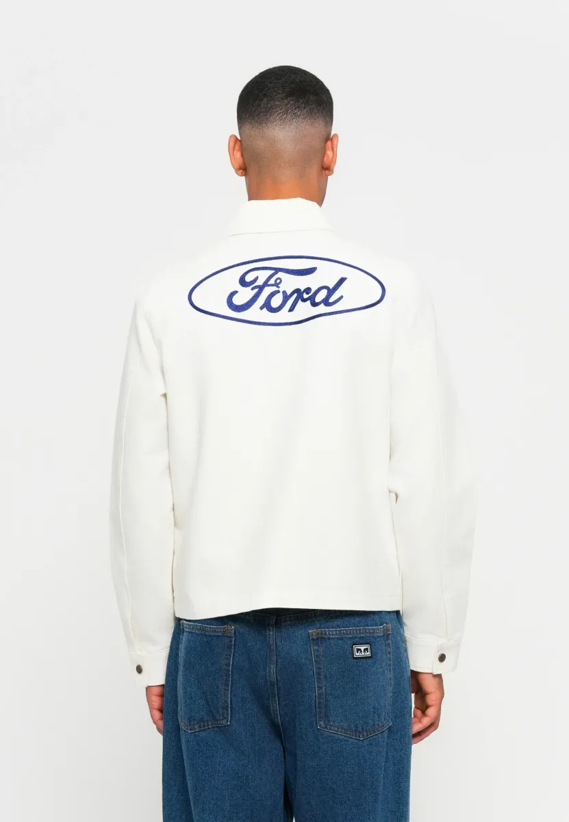 FORD NUMBER ONE GARAGE JACKET - Leichte Jacke - wimbleton white