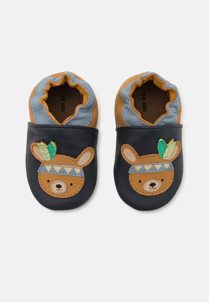 FOREST GAME - Krabbelschuh - marine/camel/clair