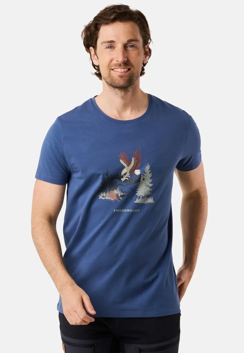 FOREST  - T-Shirt print - denim blue eagle