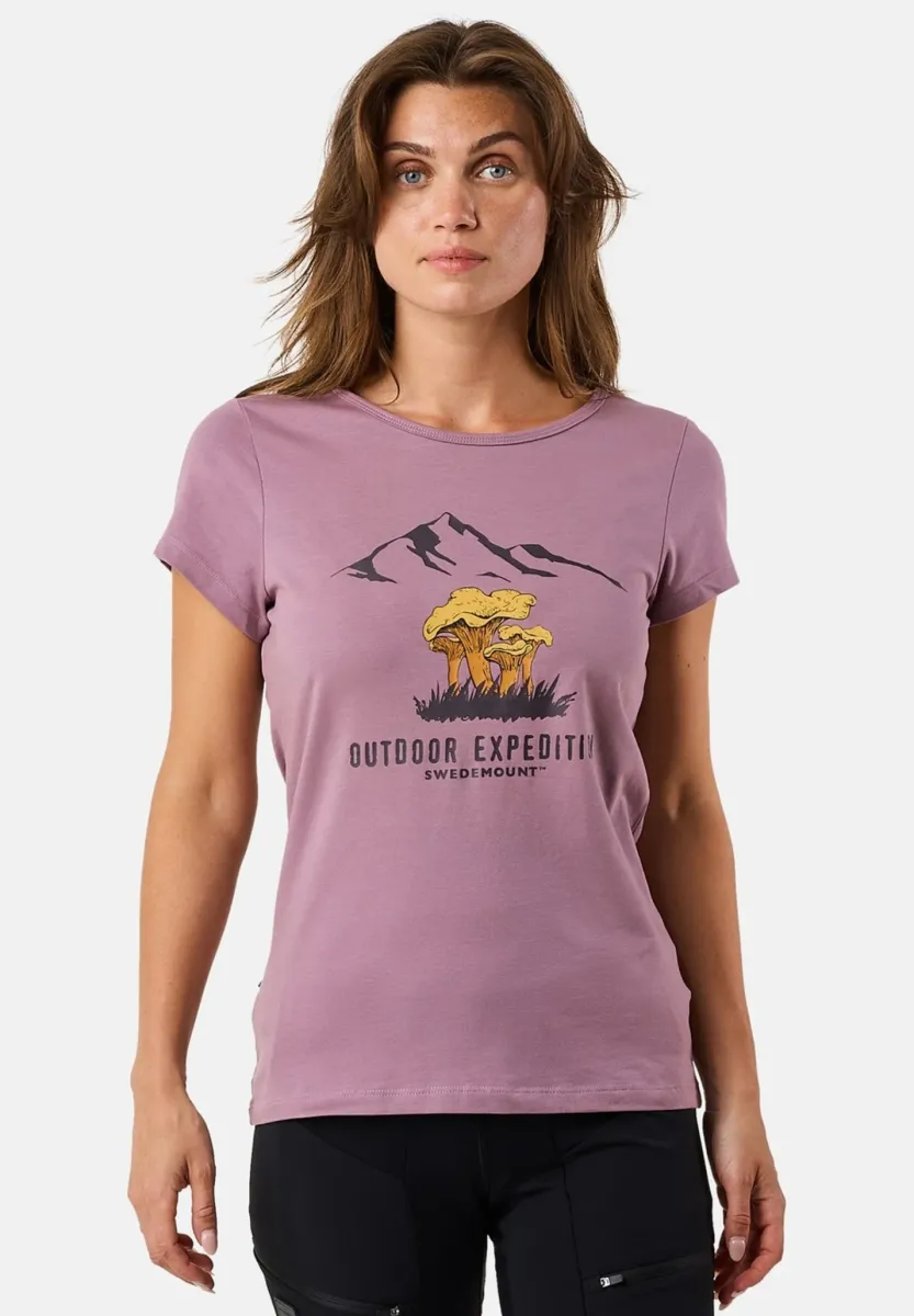 FOREST - T-Shirt print - dk. mauve chantarelle