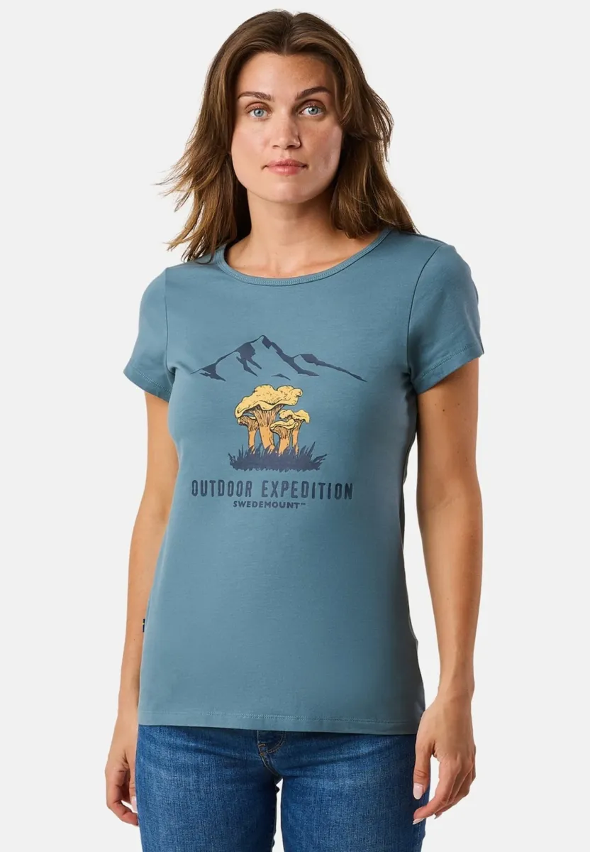 FOREST - T-Shirt print - sage green chantarelle
