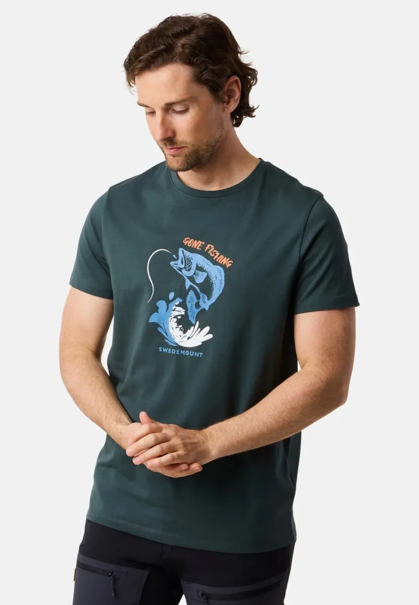 FOREST  - T-Shirt print - smoked green fish