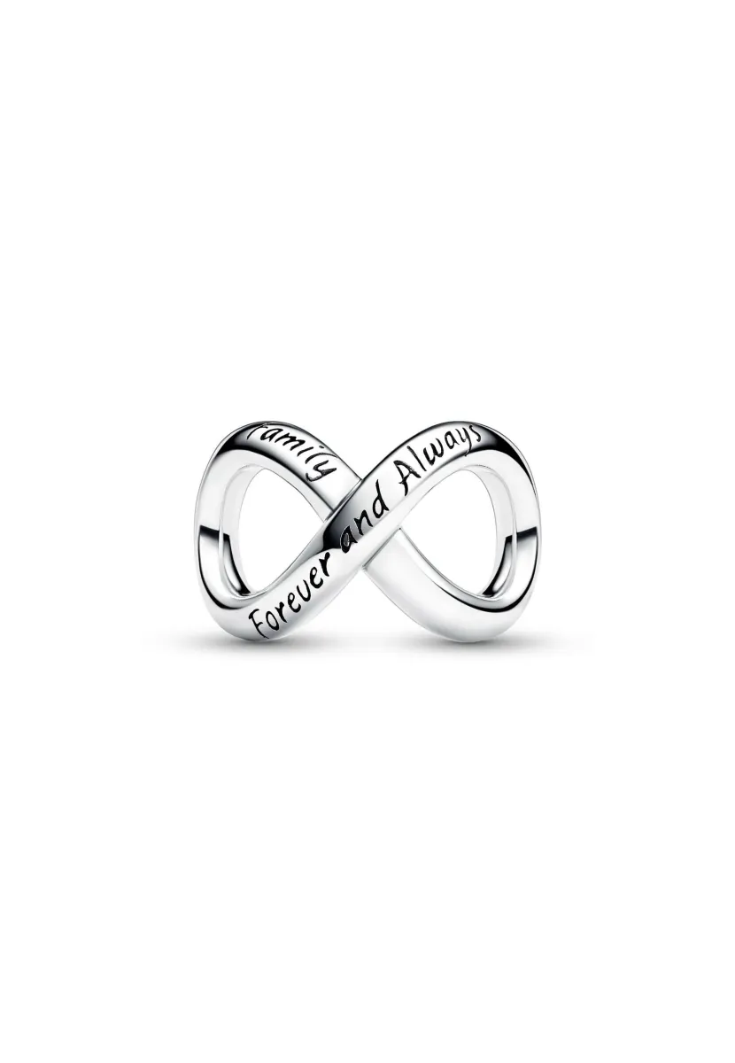 FOREVER & ALWAYS INFINITY - Anhänger - silver coloured