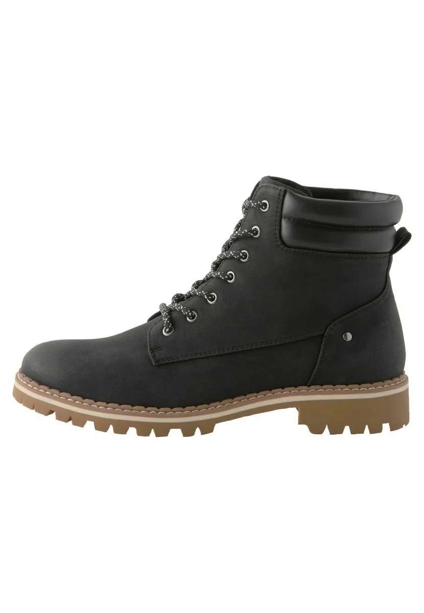 FOREVER COMFORT  - Schnürstiefelette - mottled black
